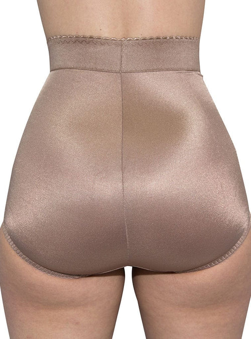 High Waist Light Shaping Panty Brief - Beige / Black / Mocha