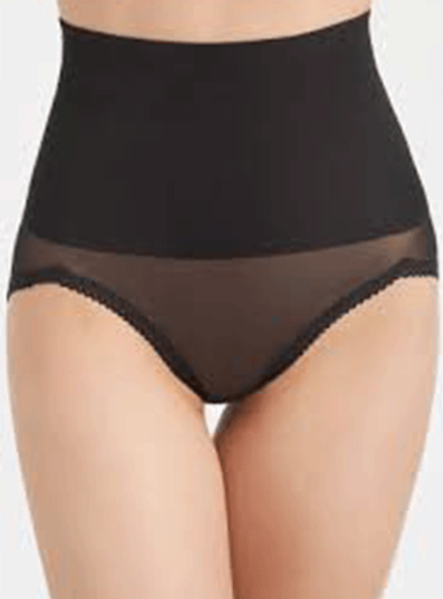 High Waist Light Shaping Panty Brief - Black / White / Beige