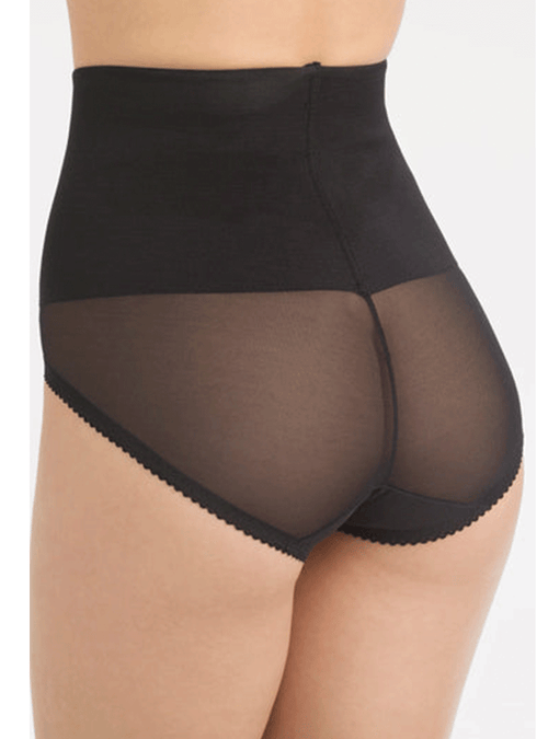 High Waist Light Shaping Panty Brief - Black / White / Beige