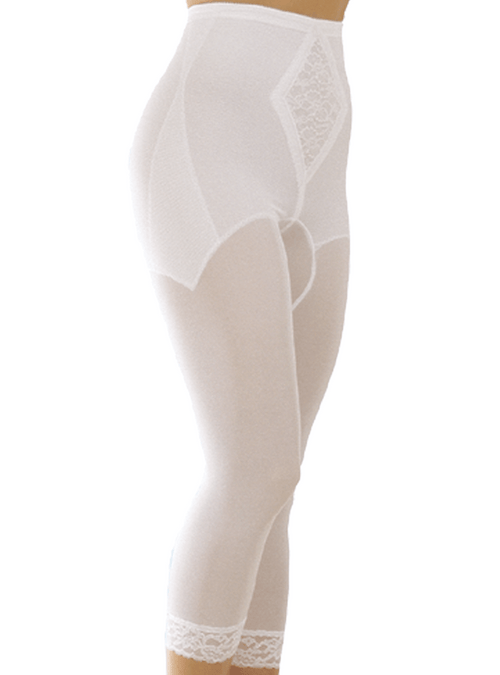 Leg Shaper Pant Liner Classic Shapewear with Tummy and Thigh Control Mid-Calf Length