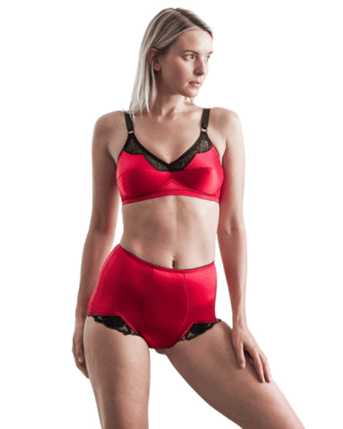 Satin and Lace Fashion Bra