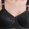 Wireless Bra with Expandable Cups and Floral Lace Detail