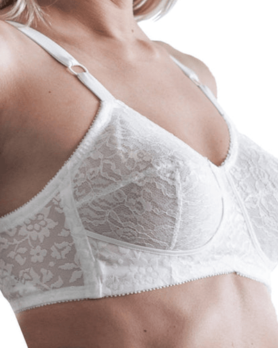 Satin & Lace Expandable Cup Bra