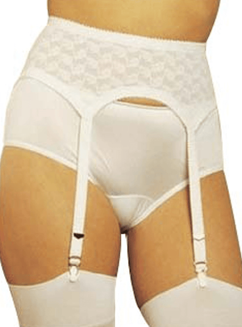 Stretch Lace Garter Belt