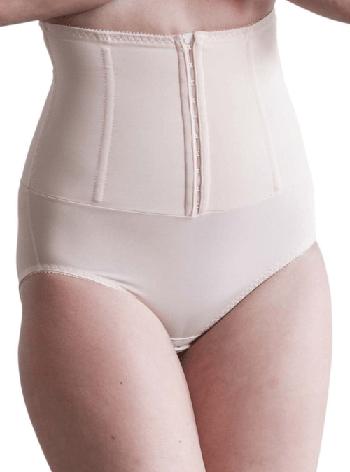 Waist Trainer Cincher Briefs with Tummy Control and Front Hook Closure