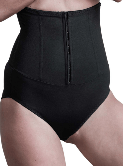 Waist Trainer Cincher Briefs with Tummy Control and Front Hook Closure