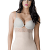 Strapless Bodysuit Tummy Control Shapewear For Women - Beige