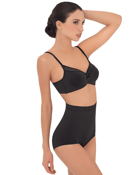 Anti Cellulite Seamless High-Waisted Shaper Briefs Scarlet