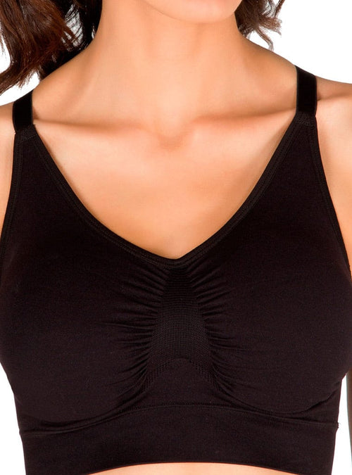 Cachet Super Comfy Everyday Bra Wireless Bra with Double Layered Cups