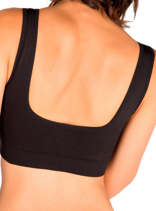 Cachet Versatile Everyday Comfy Bra Wireless Bra with Removable Padding