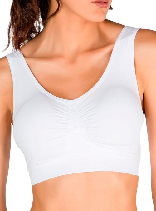 Cachet Versatile Everyday Comfy Bra Wireless Bra with Removable Padding