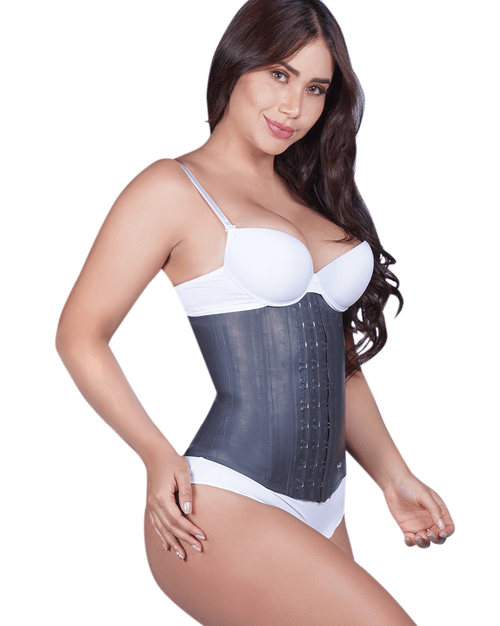 Latex Waist Trainer Cincher with Cotton Lining and Hook Closure