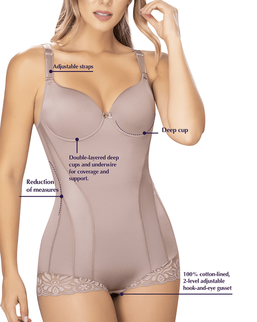 Deep Cup Shapewear Bodysuit