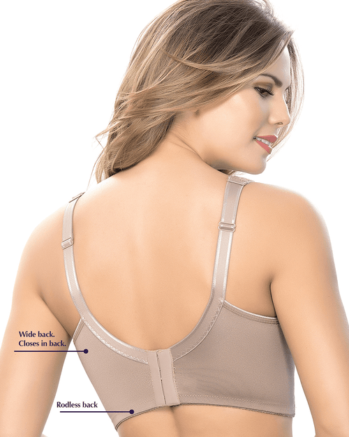 Extra Support Classic Bra Full Coverage Underwire Bra with Padded Straps