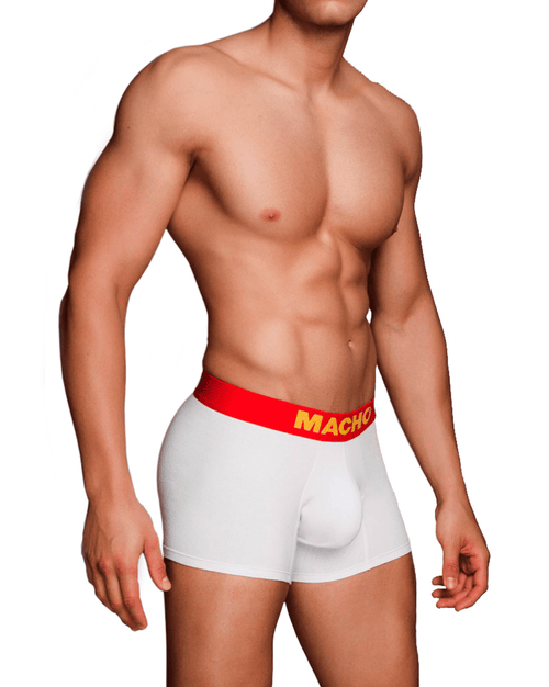 MACHO Men's Sport Medium Boxer - Black / White