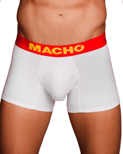 MACHO Men's Sport Medium Boxer - Black / White