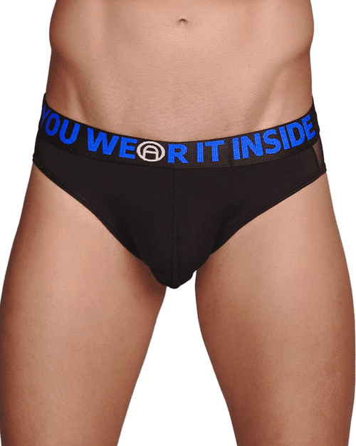 MACHO Men's X-Line Jockstrap - Black/White