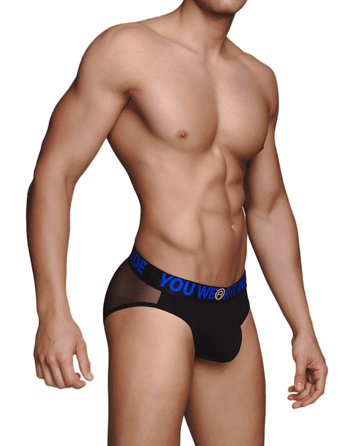 MACHO Men's X-Line Jockstrap - Black/White