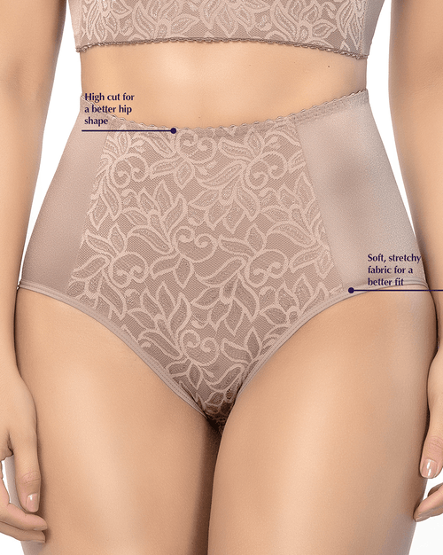 Tummy Control Panties High Waisted Lace Compression Classic Panty