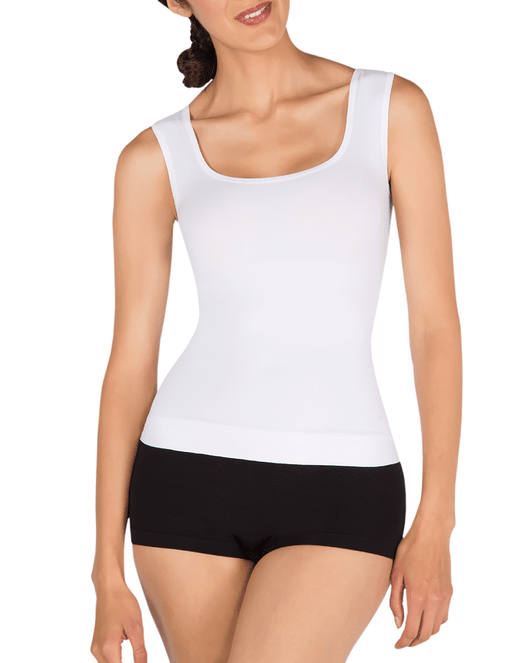 Seamless Shaper Tank - Blanco / Nova Piel