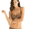 Wires Everyday Bra Wireless Comfort Bra with Smooth Cups and Wide Back Support