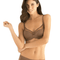 Wires Everyday Bra Wireless Comfort Bra with Smooth Cups and Wide Back Support