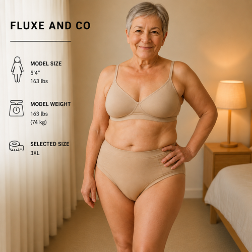 100% Leak-Proof Underwear (Beige color)