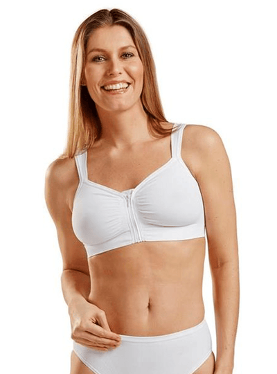 Final Sale Clearance CareFix Bra Microfiber Zipper ANNA