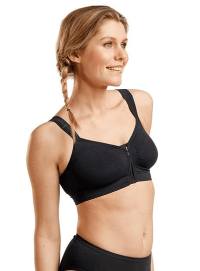 Final Sale Clearance CareFix Bra Microfiber Zipper ANNA