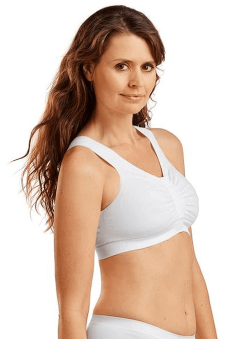 CareFix Post-Surgical Bra Cotton Velcro BIANCA