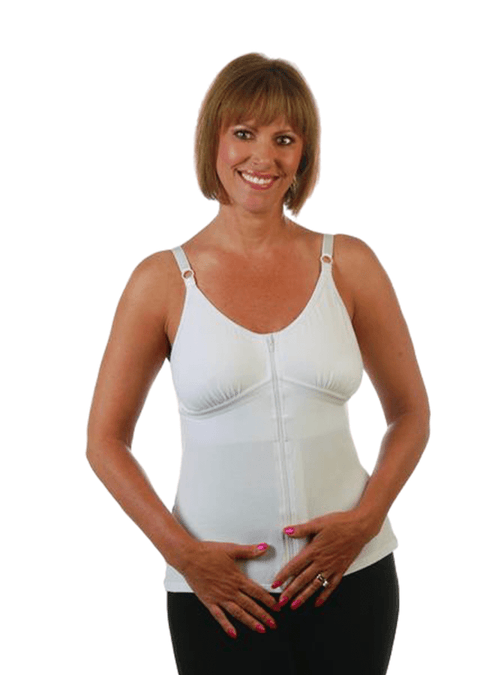 Beth Post-Surgical Camisole - White