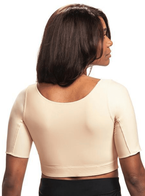 Compression Crop Top - Nude